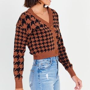 Altar’d State Houndstooth Cardigan